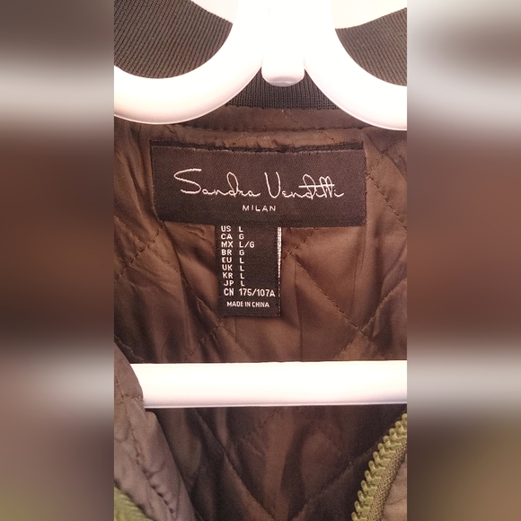 Green and black camo Bomber jacket size L - Picture 3 of 3